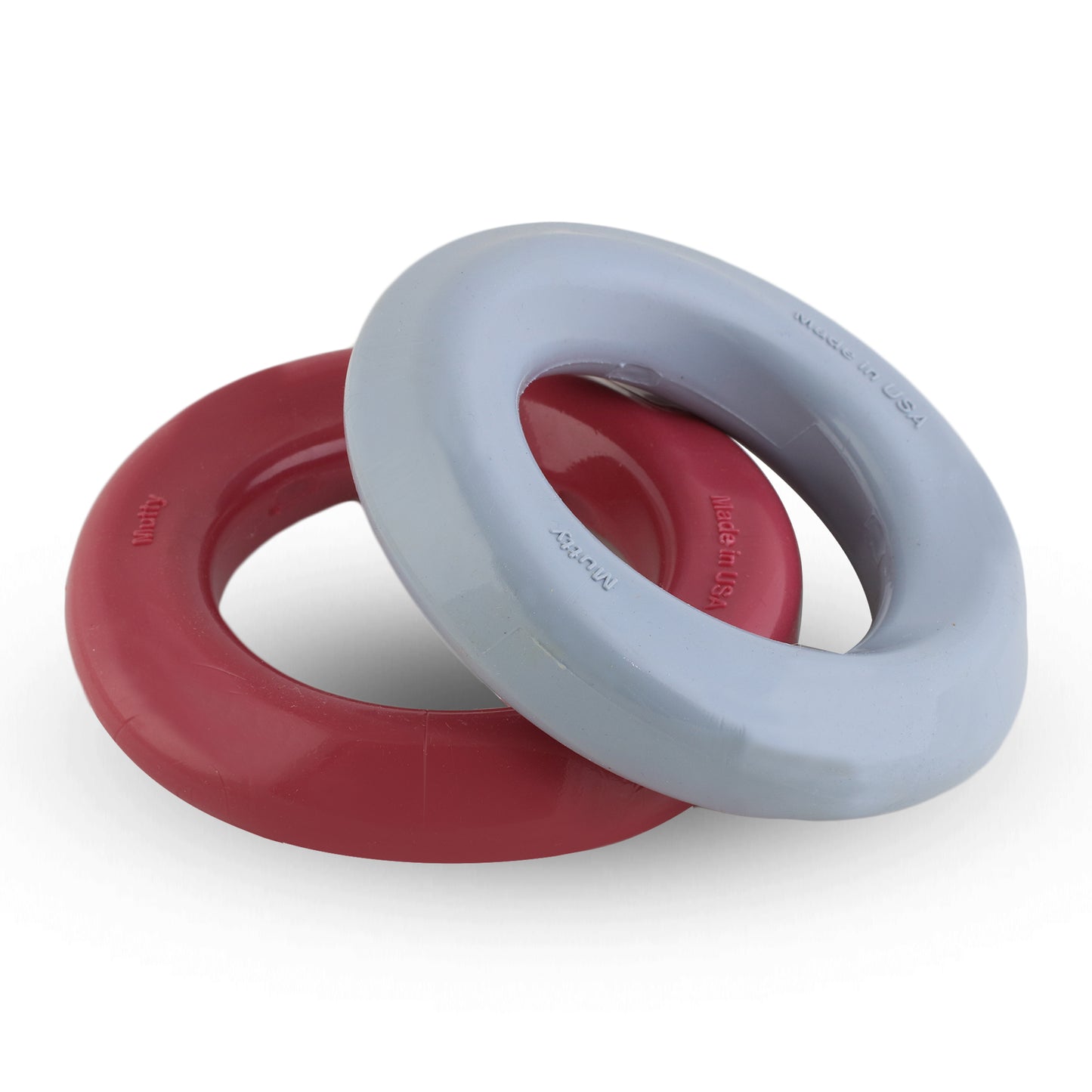Mutty Dog Chew Ring - Made in USA Dog Toys for Chewers - One Meal Donated to Shelters per Toy