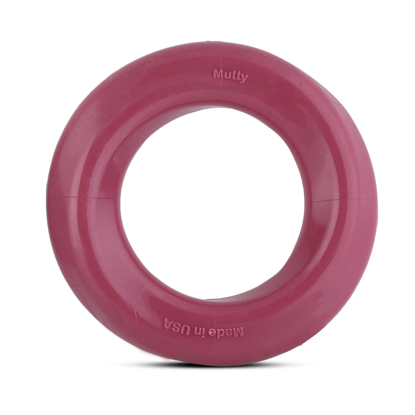 Mutty Dog Chew Ring - Made in USA Dog Toys for Chewers - One Meal Donated to Shelters per Toy